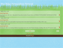 Tablet Screenshot of blueridgepermaculturenetwork.blogspot.com