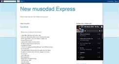 Desktop Screenshot of musodad.blogspot.com