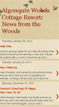 Mobile Screenshot of algonquinwoods.blogspot.com