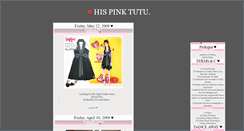 Desktop Screenshot of hispinktutu.blogspot.com