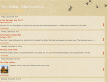 Tablet Screenshot of defiantmarshmallow.blogspot.com