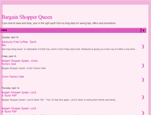 Tablet Screenshot of bargainshopperqueen.blogspot.com