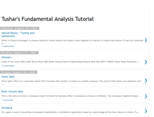 Tablet Screenshot of fundamental-analysis-tutorial.blogspot.com