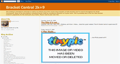 Desktop Screenshot of bracketcentral2009.blogspot.com