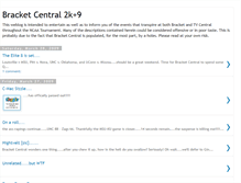 Tablet Screenshot of bracketcentral2009.blogspot.com