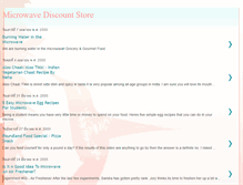 Tablet Screenshot of microwave-discount-store-2011.blogspot.com