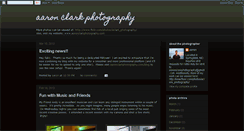 Desktop Screenshot of aaronclarkphotography.blogspot.com