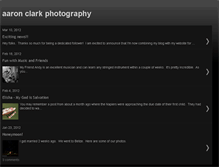 Tablet Screenshot of aaronclarkphotography.blogspot.com