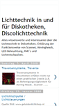 Mobile Screenshot of disco-lichttechnik.blogspot.com