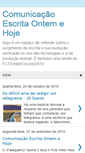 Mobile Screenshot of comunicaoescritaontemehoje.blogspot.com