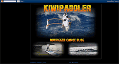 Desktop Screenshot of kiwipaddler.blogspot.com