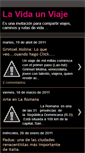 Mobile Screenshot of lavidaunviaje123.blogspot.com