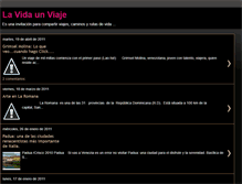 Tablet Screenshot of lavidaunviaje123.blogspot.com