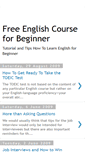Mobile Screenshot of freeenglishtutorial.blogspot.com