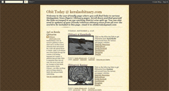 Desktop Screenshot of obitkerala.blogspot.com