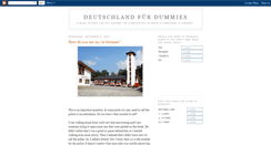 Desktop Screenshot of deutschlandfuerdummies.blogspot.com