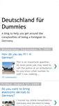 Mobile Screenshot of deutschlandfuerdummies.blogspot.com