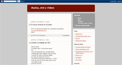 Desktop Screenshot of listamusicaydvds.blogspot.com
