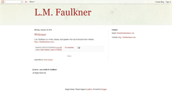 Desktop Screenshot of lmfaulkner.blogspot.com