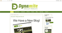 Desktop Screenshot of dynamitespecialtyproducts.blogspot.com