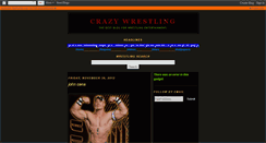 Desktop Screenshot of crazy-wrestling.blogspot.com