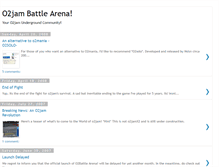 Tablet Screenshot of o2battlearena.blogspot.com