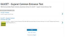 Tablet Screenshot of gujcet-gujarat.blogspot.com