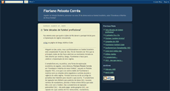 Desktop Screenshot of futebolfloriano.blogspot.com