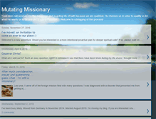 Tablet Screenshot of mutatingmissionary.blogspot.com
