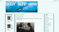 Desktop Screenshot of bodysurfnow.blogspot.com