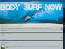Tablet Screenshot of bodysurfnow.blogspot.com