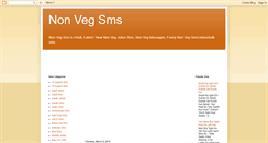 Desktop Screenshot of non-veg-sms.blogspot.com