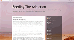Desktop Screenshot of feedingtheaddiction.blogspot.com