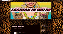Desktop Screenshot of fashion-in-wildz.blogspot.com