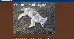 Desktop Screenshot of deadcoyote.blogspot.com