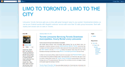 Desktop Screenshot of limototoronto.blogspot.com