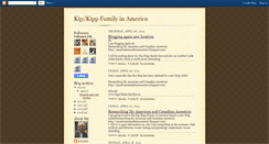 Desktop Screenshot of kipkippfamilyinamerica.blogspot.com