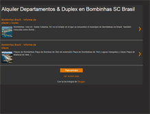 Tablet Screenshot of bombinhasplaya.blogspot.com