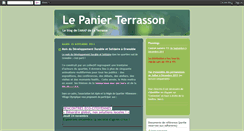Desktop Screenshot of lepanierterrasson.blogspot.com