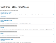 Tablet Screenshot of cambiohabitos.blogspot.com