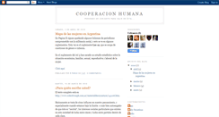 Desktop Screenshot of cooperacionhumana.blogspot.com