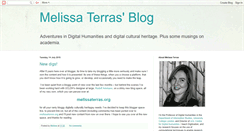 Desktop Screenshot of melissaterras.blogspot.com