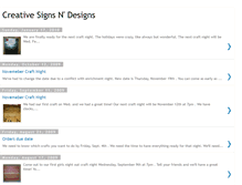 Tablet Screenshot of creativesignsndesigns.blogspot.com