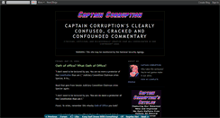 Desktop Screenshot of captaincorruption.blogspot.com