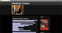 Desktop Screenshot of eticafinanciera.blogspot.com