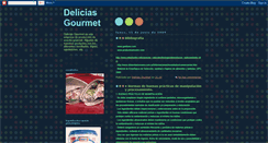 Desktop Screenshot of delicias-gourmet.blogspot.com