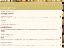 Tablet Screenshot of mesotheliomatreat123.blogspot.com