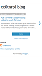 Mobile Screenshot of cc0tnrpl.blogspot.com
