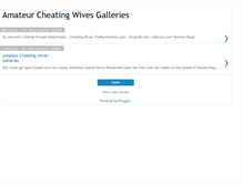 Tablet Screenshot of amateurcheatingwivesgalleries.blogspot.com