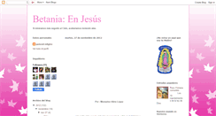 Desktop Screenshot of betaniaenjesus.blogspot.com